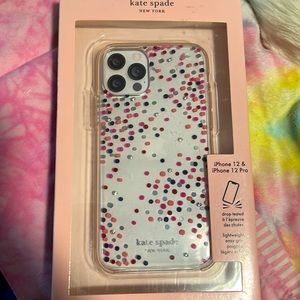 Kate Spade iPhone 12/12 pro Polka Dots case